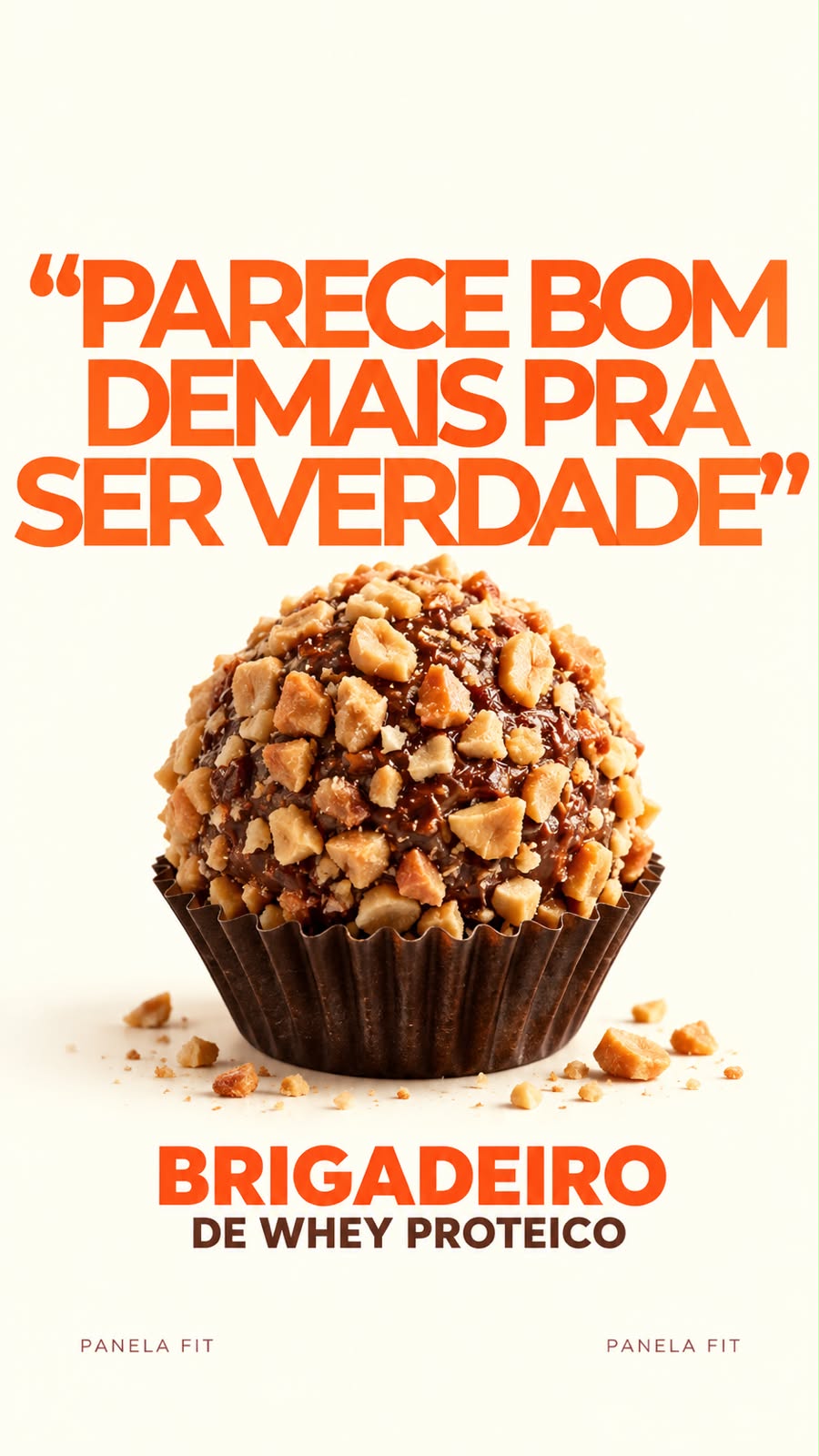 Brigadeiro de Whey Proteico